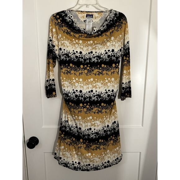 Patagonia Dresses & Skirts - Patagonia Women's Kamala Cowl Neck Dress Sz M LagenLook Gorpcore Boho Casual